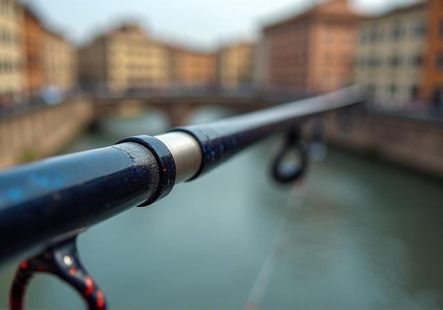 Pescatori di spinning sul fiume Tevere a Roma