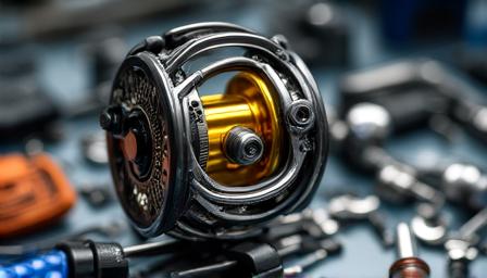 Pulizia e manutenzione di un mulinello da pesca